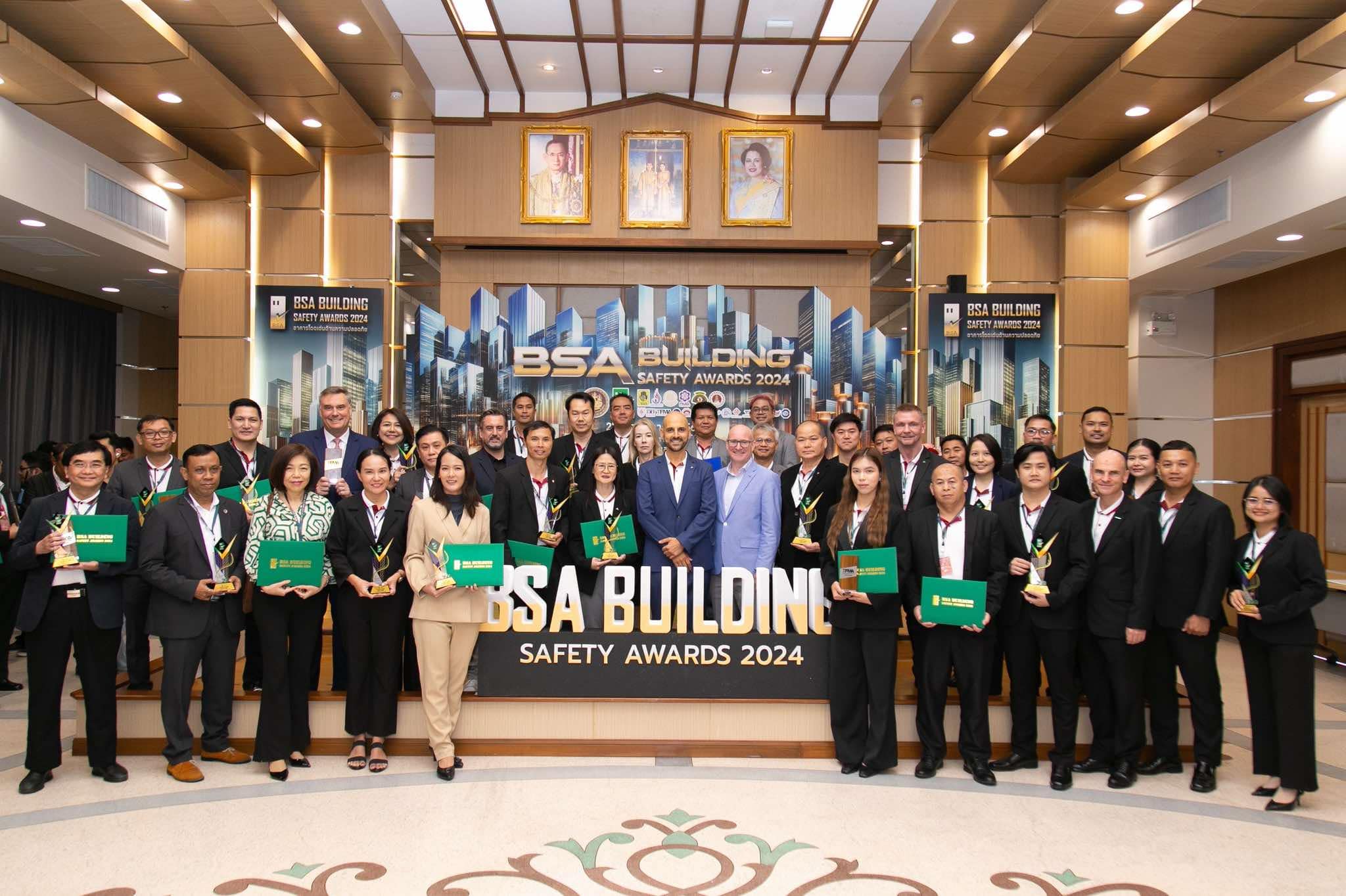 AWC คว้า 47 รางวัลอาคารปลอดภัยจาก BSA Building Safety Awards 2024